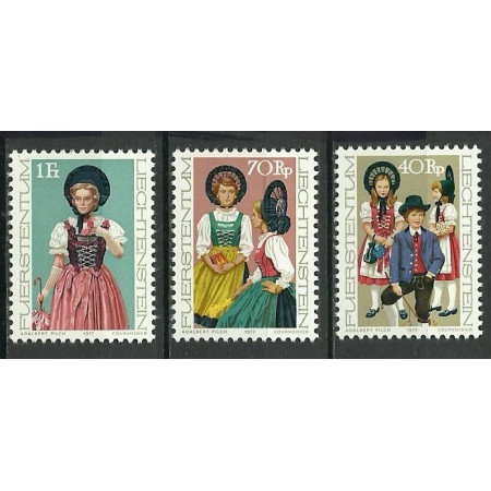 Liechtenstein 1977 - Costume populare, serie neuzata