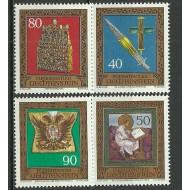 Liechtenstein 1977 - Imperial jewels, Vienna Hofburg, serie neuz