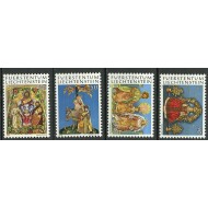 Liechtenstein 1976 - Craciun, serie neuzata