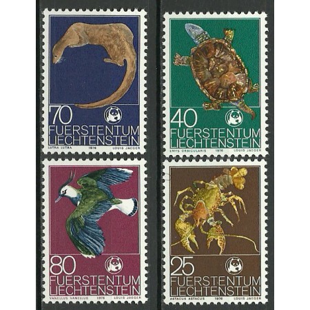 Liechtenstein 1976 - Fauna, animale, serie neuzata