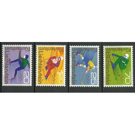 Liechtenstein 1975 - Jocurile Olimpice Innsbruck, sport, serie n Liechtenstein 1975 - Jocurile Olimpice Innsbruck, sport, serie n
