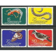Liechtenstein 1974 - Fauna, animale, serie neuzata