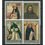Vatican 1971 - 800th aniv. Dominikus von Guzman, serie neuzata