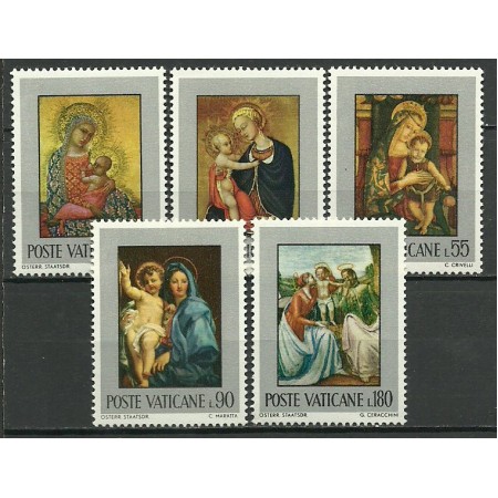 Vatican 1971 - Picturi religioase, serie neuzata Vatican 1971 - Picturi religioase, serie neuzata