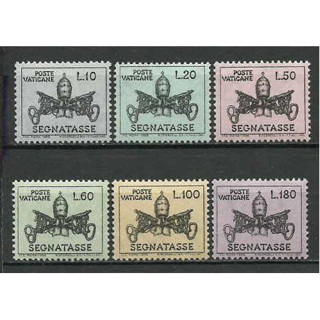 Vatican 1968 - porto, serie neuzata Vatican 1968 - porto, serie neuzata