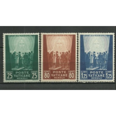 Vatican 1942 - Pentru prizonierii de razboi, serie neuzata Vatican 1942 - Pentru prizonierii de razboi, serie neuzata