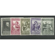 Vatican 1964 - picturi Michelangelo, serie neuzata