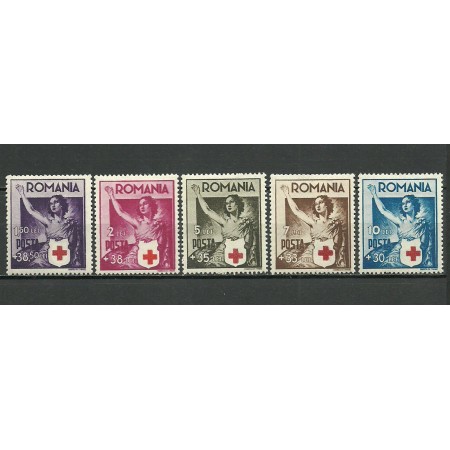 1941 - Crucea Rosie, serie neuzata