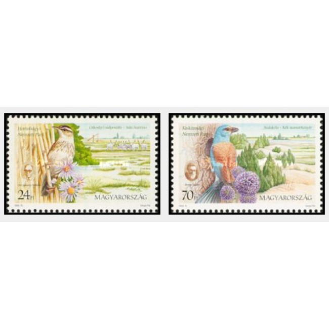 Ungaria 1998 - Parcuri Nationale, pasari, serie neuzata