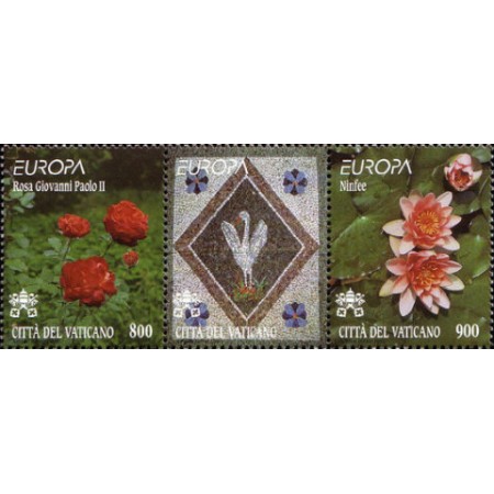 Vatican 1999 - Europa, flori, serie neuzata