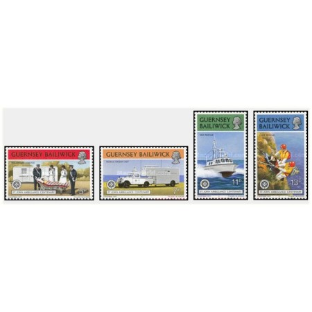 Guernsey 1977 - 100th Ambulance Association, serie neuzata Guernsey 1977 - 100th Ambulance Association, serie neuzata