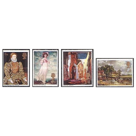 Marea Britanie 1968 - picturi, arta, serie neuzata