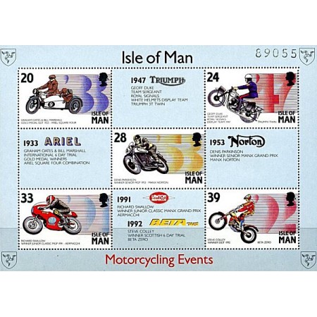 Isle of Man 1993 - Motociclism, bloc neuzat