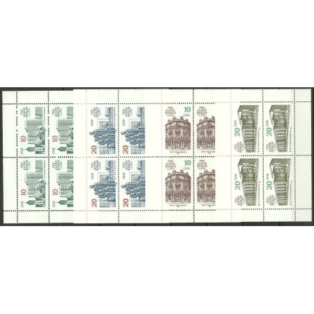 DDR 1987 - Berlin, aniversare, arhitectura, serie minicoli neuzate DDR 1987 - Berlin, aniversare, arhitectura, serie minicoli neuzate