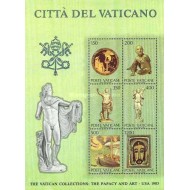 Vatican 1983 - expo arta, bloc neuzat