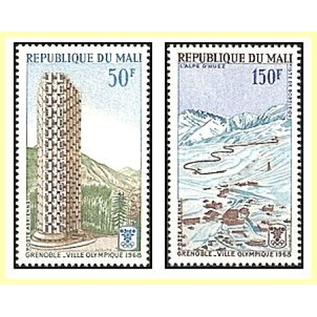 Mali 1968 - Jocurile Olimpice Grenoble, serie neuzata Mali 1968 - Jocurile Olimpice Grenoble, serie neuzata