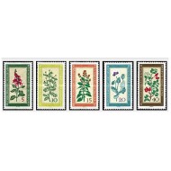 DDR 1960 - plante medicinale, serie neuzata