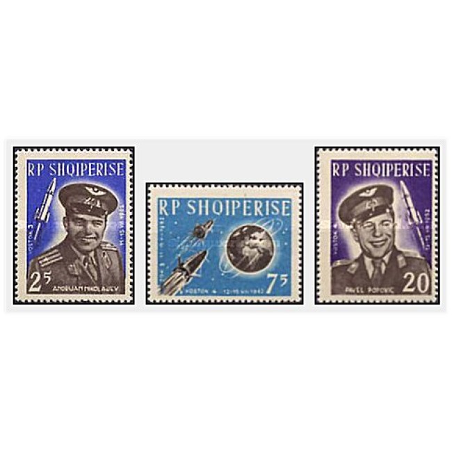 Albania 1963 - Vostok 3-4, cosmonautica, serie neuzata