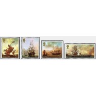 Jersey 1974 - Picturi cu vapoare, arta, serie neuzata