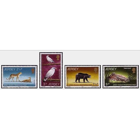 Jersey 1972 - fauna, serie neuzata Jersey 1972 - fauna, serie neuzata
