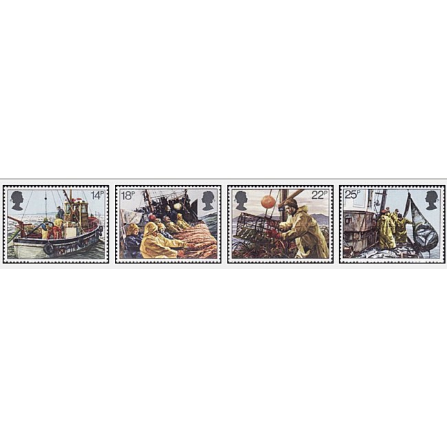 Marea Britanie 1981 - pescuitul, serie neuzata Marea Britanie 1981 - pescuitul, serie neuzata