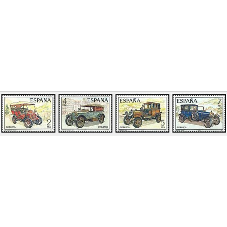 Spania 1977 - Automobile, mașini de epoca, serie neuzata