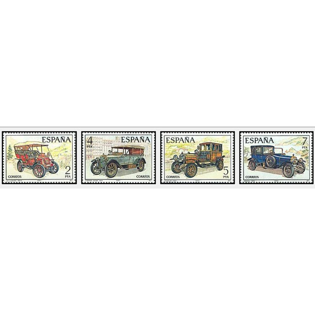 Spania 1977 - Automobile, mașini de epoca, serie neuzata