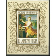Ungaria 1969 - Pictura (VI), arta, colita neuzata