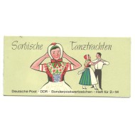 DDR 1971 - Costume populare II, carnet filatelic neuzat
