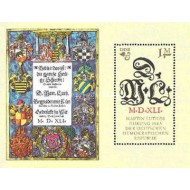 DDR 1983 - 500th anniv. Martin Luther, colita neuzata