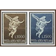 Vatican 1962 - Posta Aeriana, serie neuzata