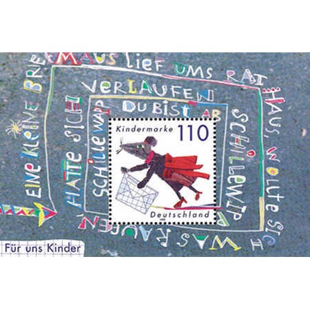 Germania 1999 - Pentru copii, desene, colita neuzata Germania 1999 - Pentru copii, desene, colita neuzata