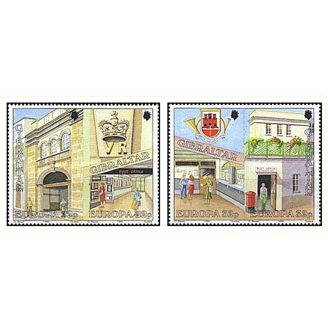 Gibraltar 1990 - Europa, oficii postale, serie neuzata Gibraltar 1990 - Europa, oficii postale, serie neuzata