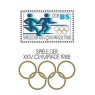 DDR 1988 - JO Seoul, colita neuzata