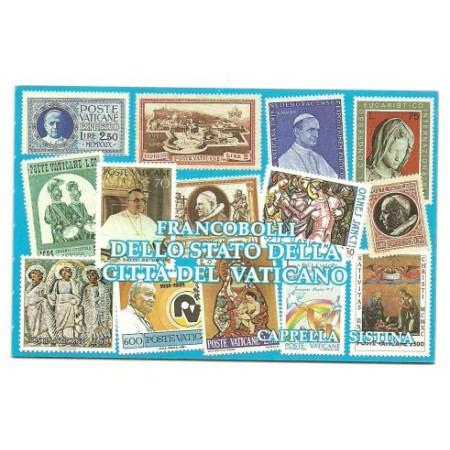 Vatican 1991 - Capella Sistina, carnet filatelic