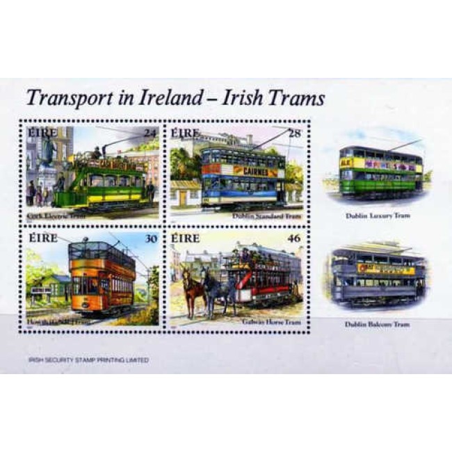 Irlanda 1987 - Tramvaie, bloc neuzat