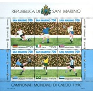 San Marino 1990 -  CM fotbal Italia, bloc neuzat