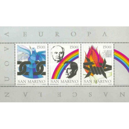 San Marino 1991 - new Europe, bloc neuzat San Marino 1991 - new Europe, bloc neuzat