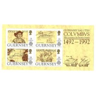 Guernsey 1992 - Europa-Columbus, bloc neuzat