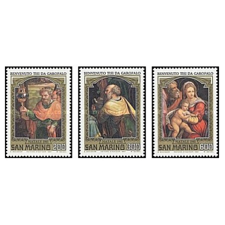 San Marino 1981 - Craciun, serie neuzata San Marino 1981 - Craciun, serie neuzata
