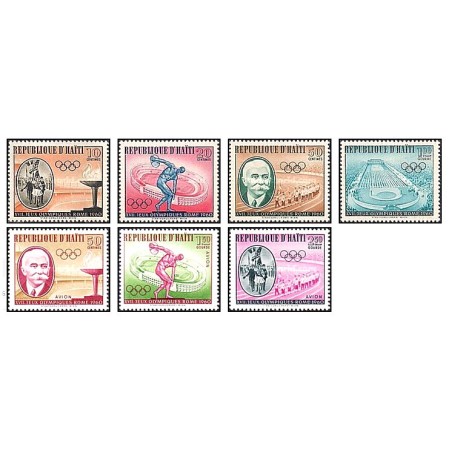 Haiti 1960 - Jocurile Olimpice Roma, serie neuzata Haiti 1960 - Jocurile Olimpice Roma, serie neuzata