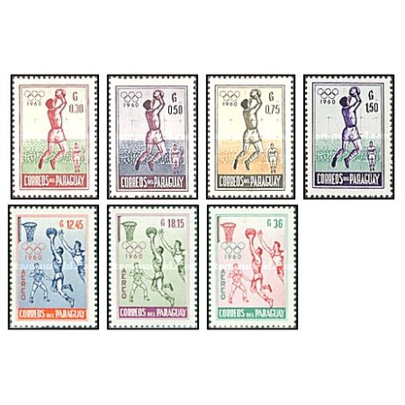 Paraguay 1960 - Jocurile Olimpice Roma, serie neuzata Paraguay 1960 - Jocurile Olimpice Roma, serie neuzata