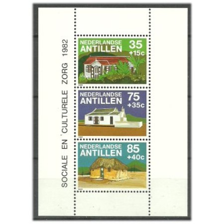 Antilele Olandeze 1982 - Arhitectura, bloc neuzat