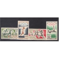 Tchad 1964 - Jocurile Olimpice Tokyo, serie neuzata