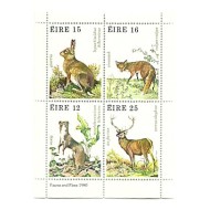 Irlanda 1980 - Fauna, animale, bloc neuzat
