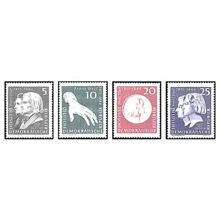 DDR 1961 - 150th anniv. compozitor Franz Liszt, serie neuzata