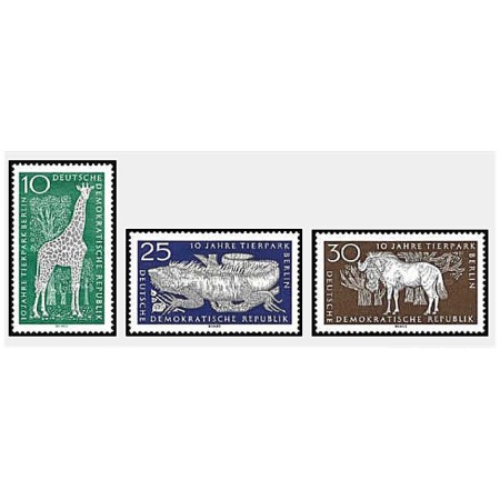 DDR 1965 - zoo Berlin, animale, serie neuzata DDR 1965 - zoo Berlin, animale, serie neuzata