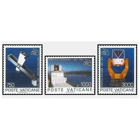 Vatican 1991 - Observatorul din Vatican, serie neuzata