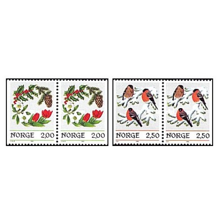Norvegia 1985 - Craciun, serie neuzata