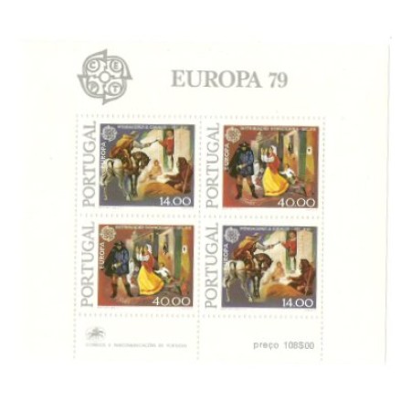 Portugalia 1979 - Europa, bloc neuzat Portugalia 1979 - Europa, bloc neuzat
